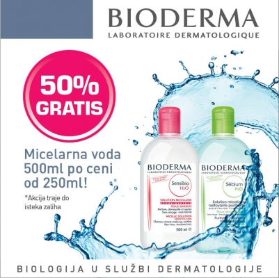 Bioderma micelarna voda 500ml po promo ceni