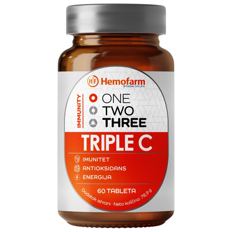 One Two Three Triple C (vitamin C) 60 tableta