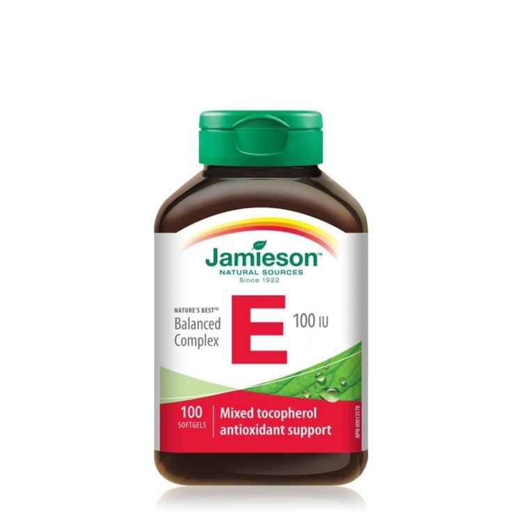 Jamieson Vitamin E 100IU 100 kapsula