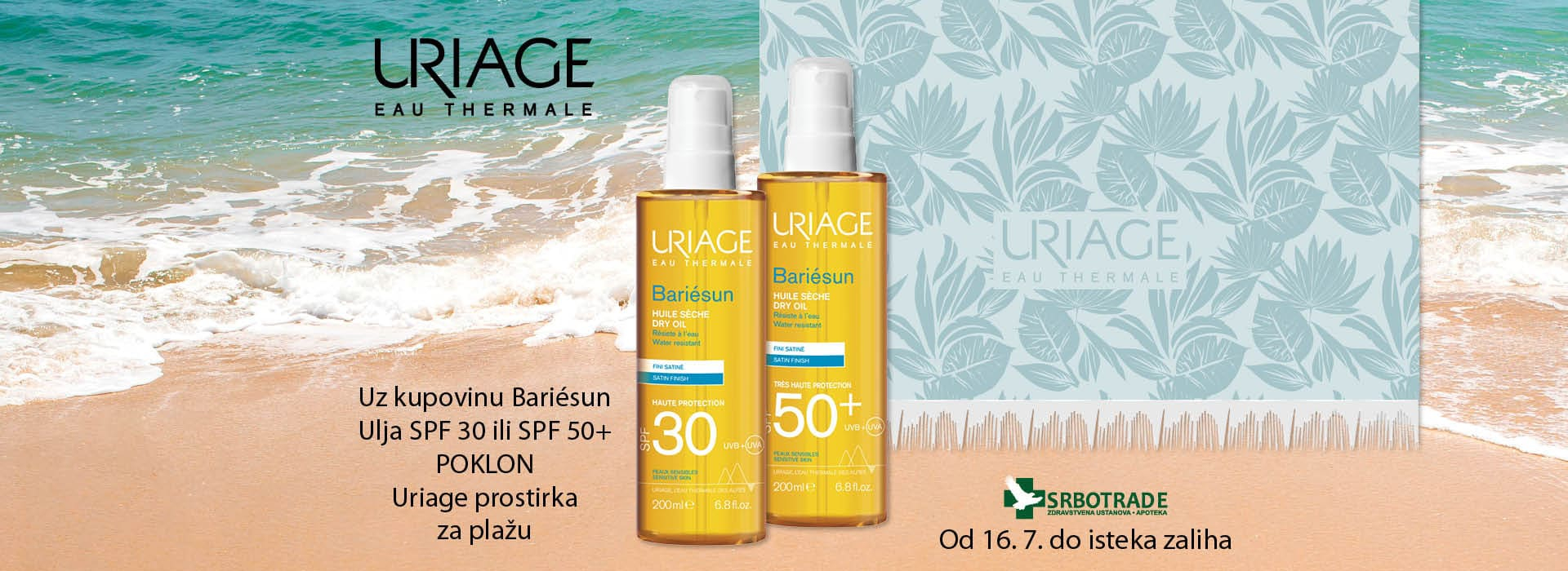 Uriage Bariesun ulje + poklon 07/24