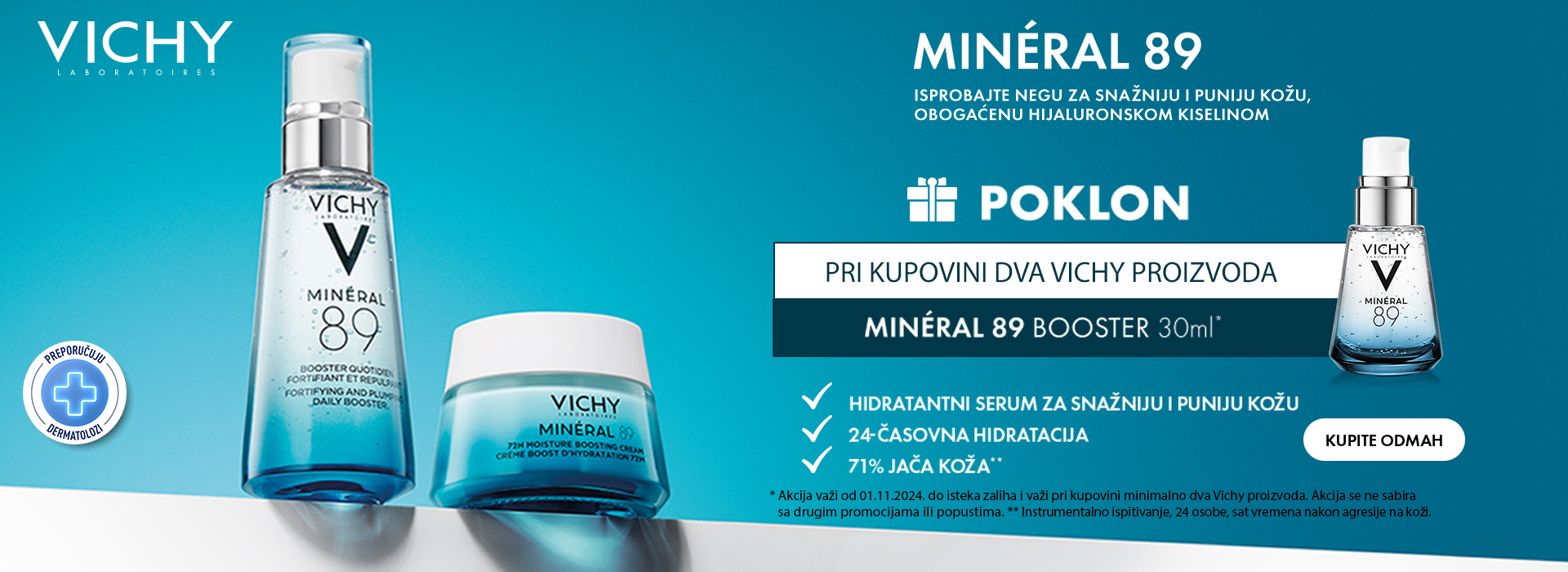 Vichy poklon 11/24 mineral 30ml