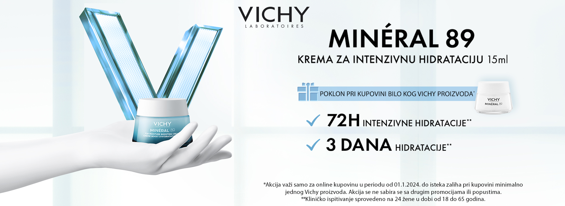 Vichy poklon 11/24 mineral krema 