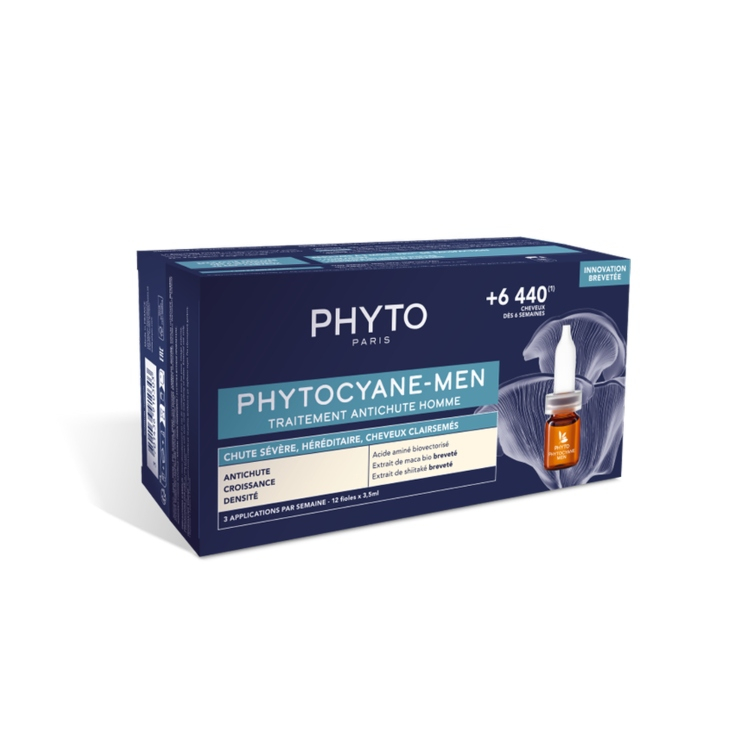 PhytoCyane Men tretman protiv opadanja kose za muškarce 12x3.5ml